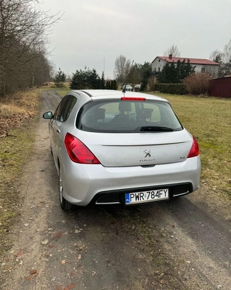 Peugeot 308 cena 19900 przebieg: 229000, rok produkcji 2012 z Września małe 37